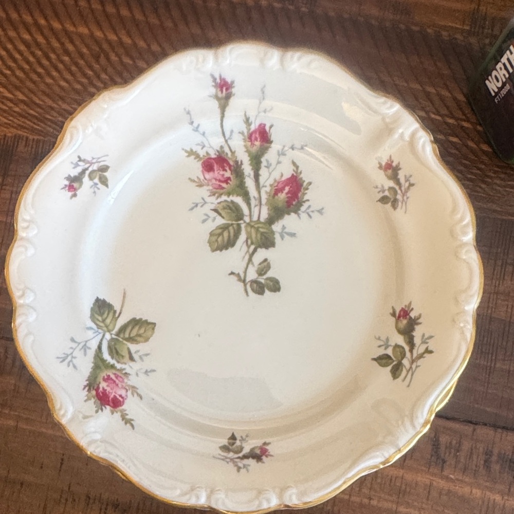 Vintage Rosenthall Mose Rose Pompqdour Dessert Plate